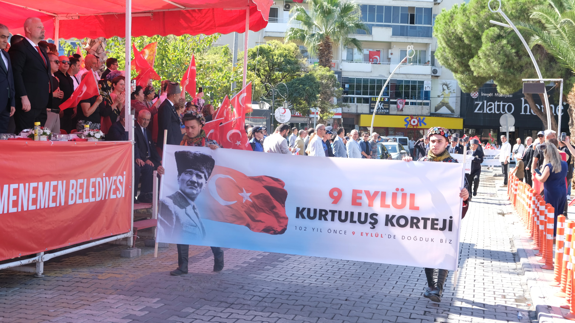 9 Eylül İzmir ve Menemen’in Düşman İşgalinden Kurtuluşunun 102. Yıl Dönümü Kutlandı