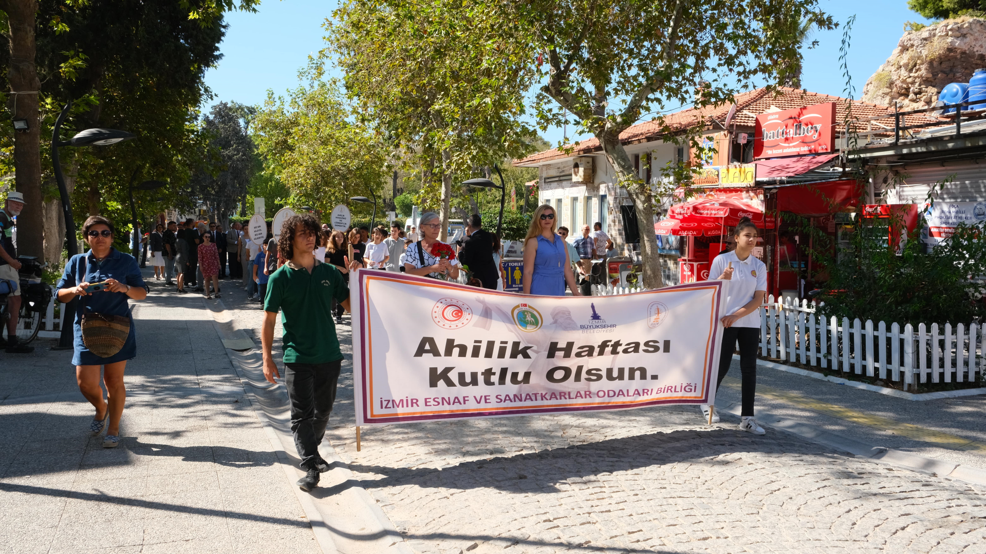 MENTO, FOÇADA DÜZENLENEN AHİLİK HAFTASI ETKİNLİĞİNE KATILIM SAĞLADI.